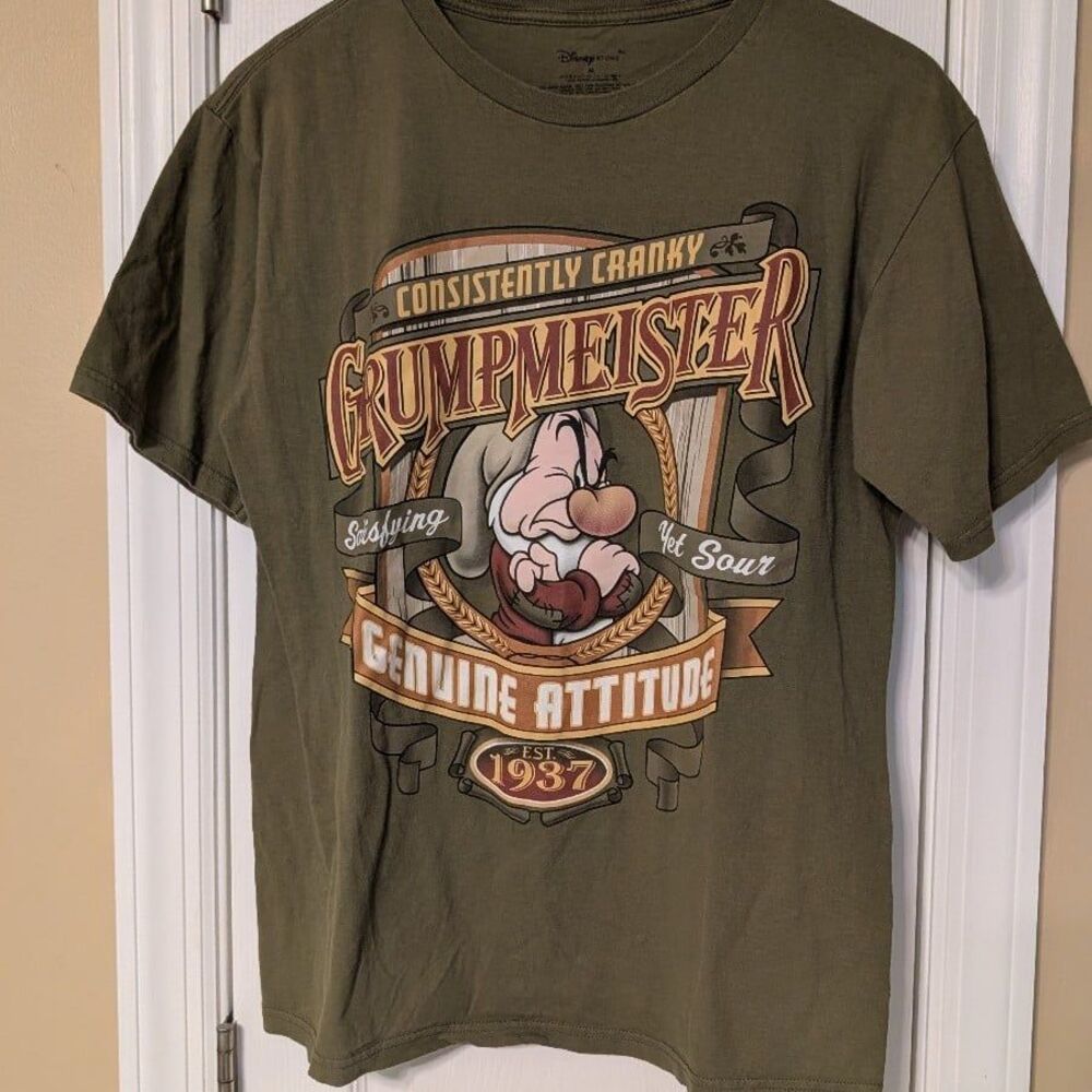 Grumpmeister Grumpy Snow White and The Seven Dwarves Disney Store T-Shirt